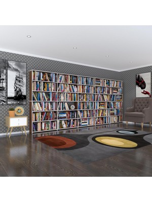 Kenz Life Kenzlife 6 Katlı 5 Bölme Çift Bölme Kitaplık