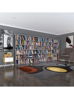 Kenz Life Kenzlife 6 Katlı 5 Bölme Çift Bölme Kitaplık