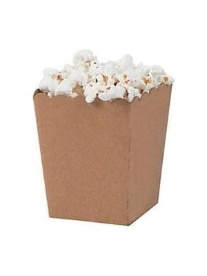 Kokoş Parti Kraft Mısır Kutusu- Popcorn Kutusu