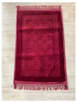 Sarar Saraylı Home Lüks Kalın Yumuşak Peluş Kaymaz Taban Özellikli Hediyelik Bohçalık Çeyizlik Seccade