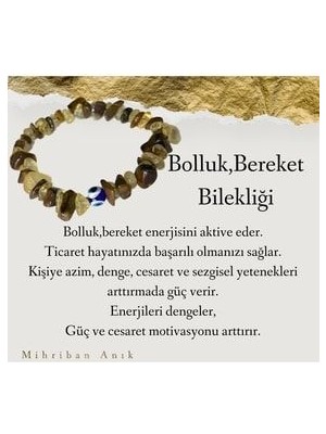 Bolluk,bereket Bilekliği