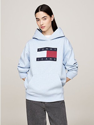 Tommy Hilfiger Tjw  Rlx Melange Flag Hoodıe Ext