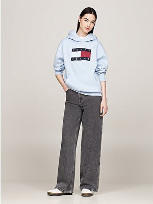 Tommy Hilfiger Tjw  Rlx Melange Flag Hoodıe Ext