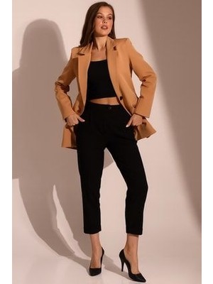 Tek Düğmeli Blazer Model Ceket