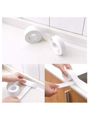 Wanderlust Duş Pvc Lavabo Küvet Tezgah Kenar Banyo Mutfak Pencere 3,2 mt Su Sızdırmaz Geçirmez Yalıtım Bant