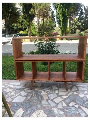 Masif Ahşap Plak ve Pikap Dolabı - RPT23
