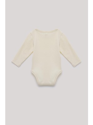 Layette Bg Store Erkek Bebek Ekru Body