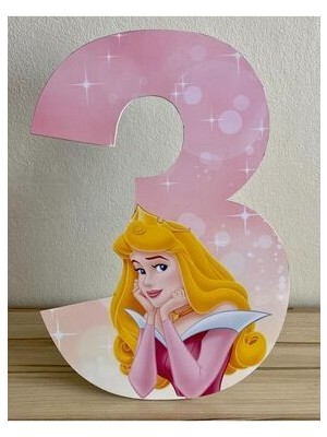 Okart Tasarım Aurora (Uyuyan Güzel) 3 Masaüstü Ayaklı Pano