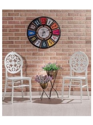 Yılmaz 4 Adet Yonca Sandalye Mutfak/balkon/bahçe/yemek Masası Sandalyesi