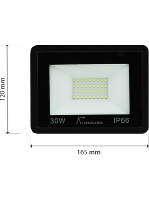 AC Aydınlatma 30 W Yeşil Işık Projektör