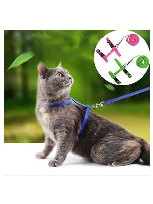 Wanderlust Kedi Boyun ve Göğüs Yürüyüş Gezdirme Taşıma Tasması 120CM 1 Adet