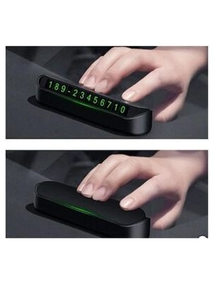 Wanderlust Oto Araba Göğüs Üstü Numaratör Fosforlu Aç Kapa Sistem Araç Park Telefon Numaratörü