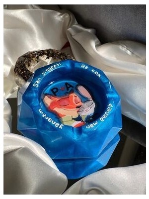 Özel Tasarım İsteğe Göre Hazırlanan Epoksi Küllük