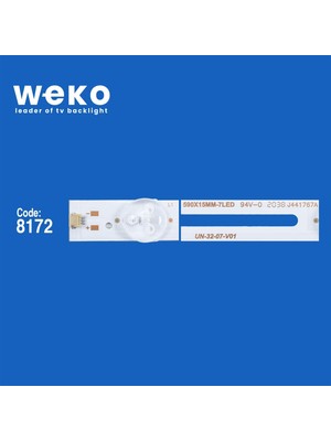 Weko 32INCH Unıversal Dled 3V 1W 7 Ledli 59 cm 1,8 cm NO:444