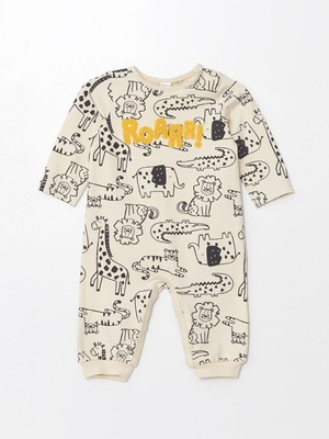 Lcw Baby Baskılı Bisiklet Yaka Baskılı Erkek Bebek Tulum