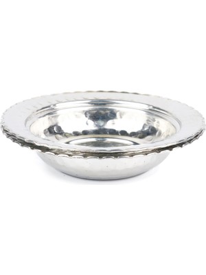 Zinnun Bakır Tabak Kahvaltılık Çerezlik Seti 2'li 11.5 cm