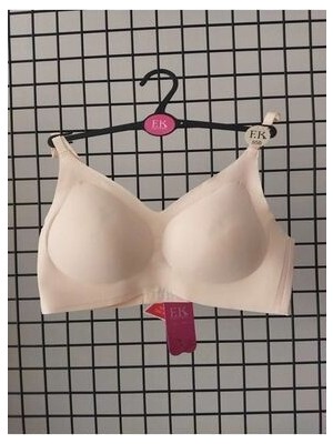 F.K. Bralet Sütyen 85B Pembe Lazer Kesim Çıkabilen Pedli Minimizer Dokuma Kumaşla Gün Boyu Destek