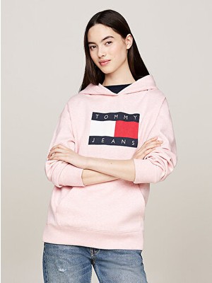 Tommy Hilfiger Tjw  Rlx Melange Flag Hoodıe Ext