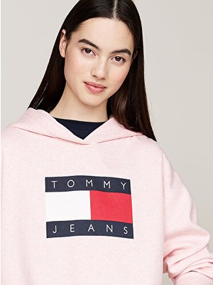 Tommy Hilfiger Tjw  Rlx Melange Flag Hoodıe Ext