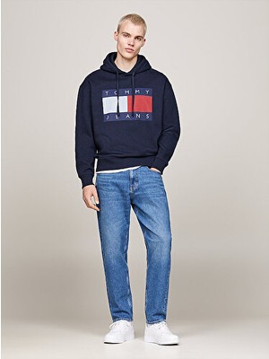 Tommy Hilfiger Tjm Rlx Melange Flag Hoodıe