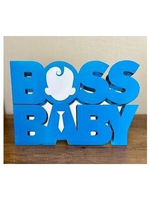 Okart Tasarım Baby Boss (Patron Bebek) Yazı Masaönü Ayaklı Pano