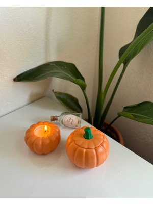 Yeyu Candles Pumpkin Box And Tealight Candle & Match Set