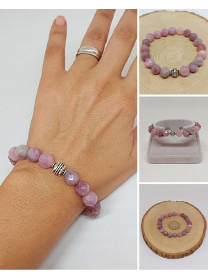 Yaşam Tohumu Sirius Serisi Madagaskar Pembe Kuvars Taşı 10MM  Bileklik (52928)