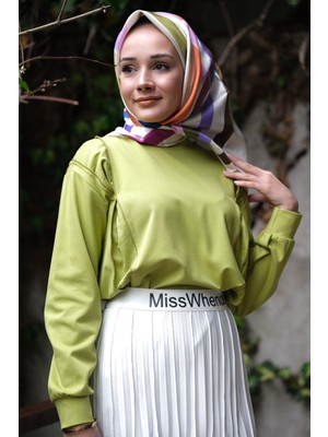 Plise Detaylı Misswhence Ekru Etek 35913