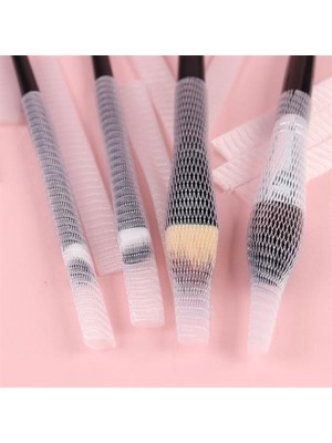 Güllü E Store Buffer® Makyaj Far Allık Kontür Eyeliner Fırça Malzemeleri Ürünleri Koruyucu File Kapak Örgü Kılıf S