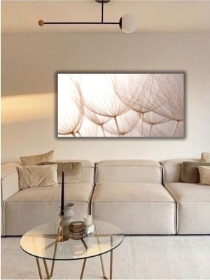 Tosbart Karahindiba Çiçeği Salon Oturma Odası Ofis Için Dekoratif Dijital Baskı Kanvas Tablo
