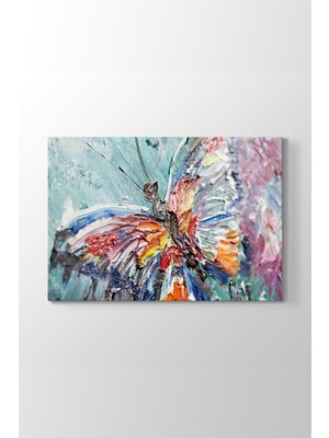 Tosbart Kelebek Soyut Tablo