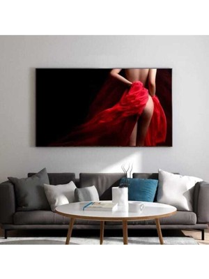 Tosbart Dekoratif Red & Love Kanvas Tablo