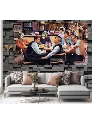 Tosbart Dekoratif Mafıa Kanvas Tablo