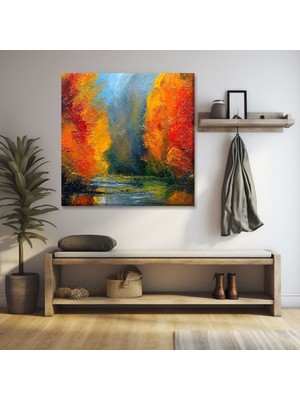 Tosbart Sonbahar Yangını Kanvas Tablo
