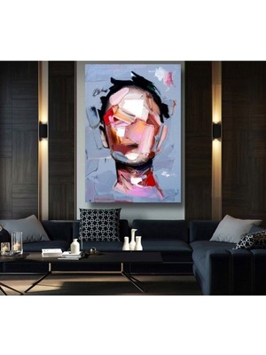 Tosbart Faces Dekoratif Kanvas Tablo
