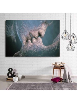 Tosbart Soyut Nü Dekoratif Kanvas Tablo Premium