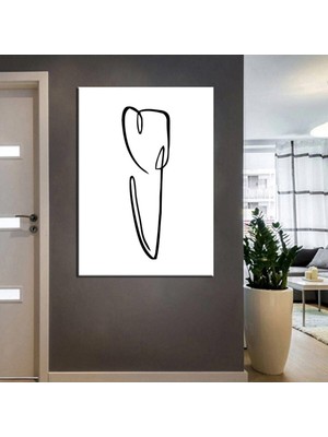 Tosbart Ağız Ve Diş Sağlığı Polikliniği Tabloları Dekoratif Diş, Dsc-173b