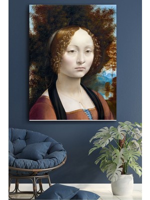 Tosbart Kanvas Tablo Resim Ünlü Ressamlar Serisi Yağlıboya Dekoratif Duvar Tablosu