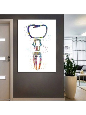 Tosbart Ağız Ve Diş Sağlığı Polikliniği Tabloları Dekoratif Diş, Dsc-72