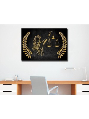 Tosbart Avukatlık Bürosu Tabloları Hukuk Bürosu Iç Dekorasyon Kns-63