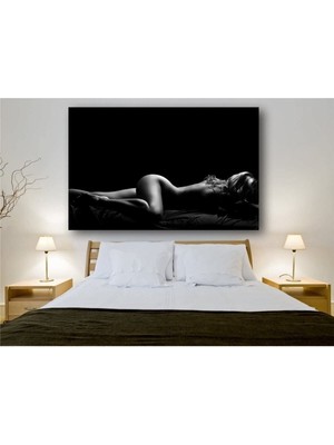 Tosbart Kadın Nü Kanvas Tablo ( Yatak Odası Için)