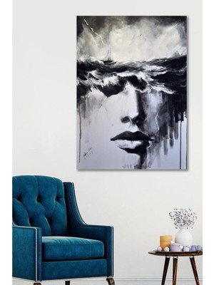Tosbart 70x100 Dekoratif Sanatsal Duvar Kanvas Tablo