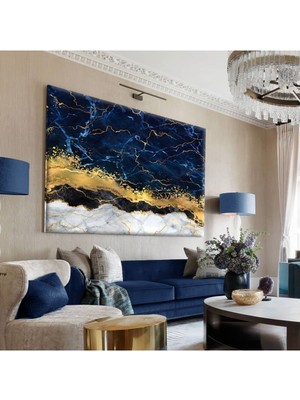 Tosbart Dekoratif Tablonuz Dekoratif Modern Şık Soyut Kanvas Tablo Y1