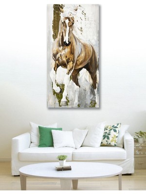 Tosbart Dekoratif Asil At Duvar Kanvas Tablo