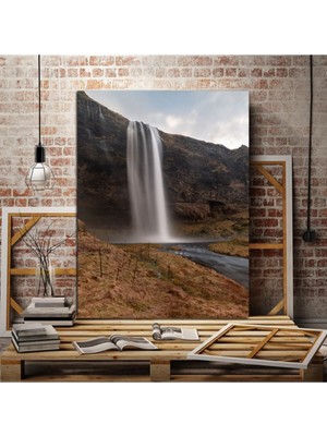 Tosbart Akarsu Manzaralı Kanvas Tablo Mn1