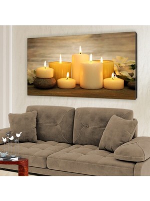 Tosbart Sarı Mum Tablo 60x120cm