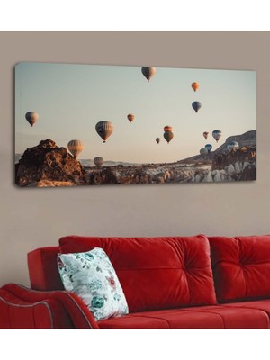 Tosbart Extra Dev Boyut Lüks Kanvas Tablo Balon