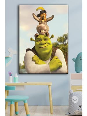 Tosbart Shrek Çocuk Odası Tabloları
