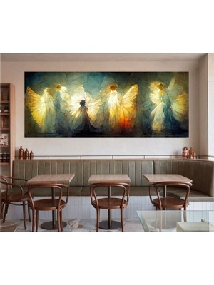 Tosbart Modern Melek Melekler Duvar Kanvas Tablo Tablosu