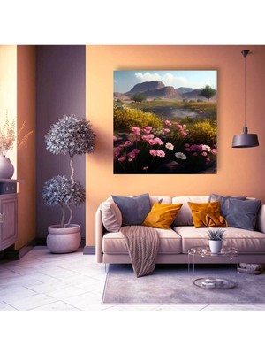 Tosbart Çiçek Bahçesi Çiçek Şöleni Kanvas Tablo